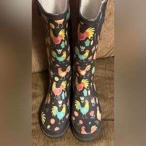 Beautifully, colorful Western Chef rain boots❣️